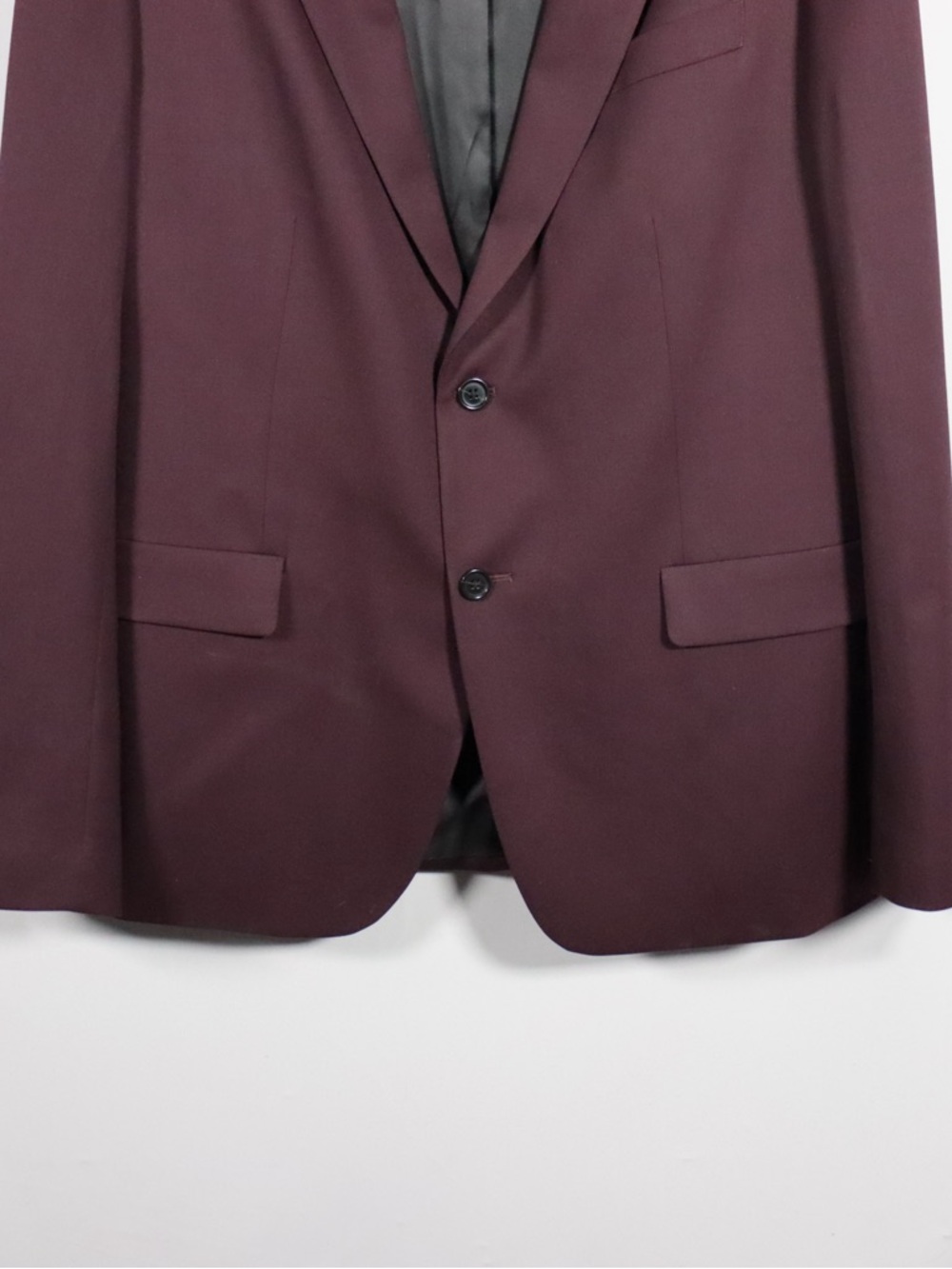 Banana Republic Blazer Men’s 44R Burgundy Tailored Classic Dress Jacket - Picture 4 of 9